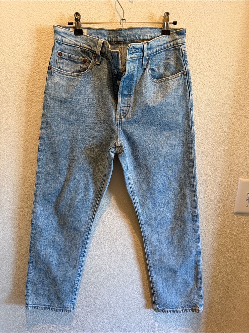 Levi 501 Light Blue Denim Jeans W27 L26